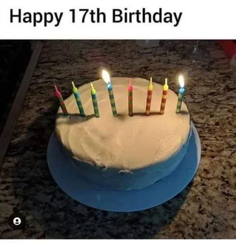 Cake With Seventeen Candles