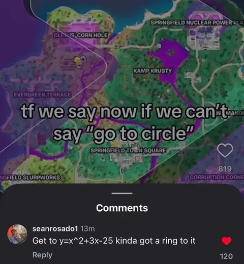 Go to Circle Math Joke