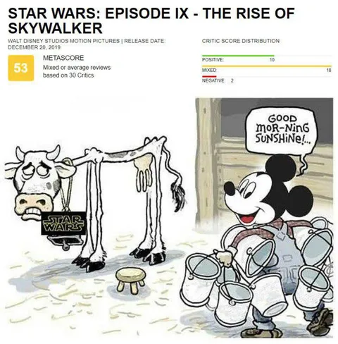 Star Wars Rotten Tomatoes Cow Meme