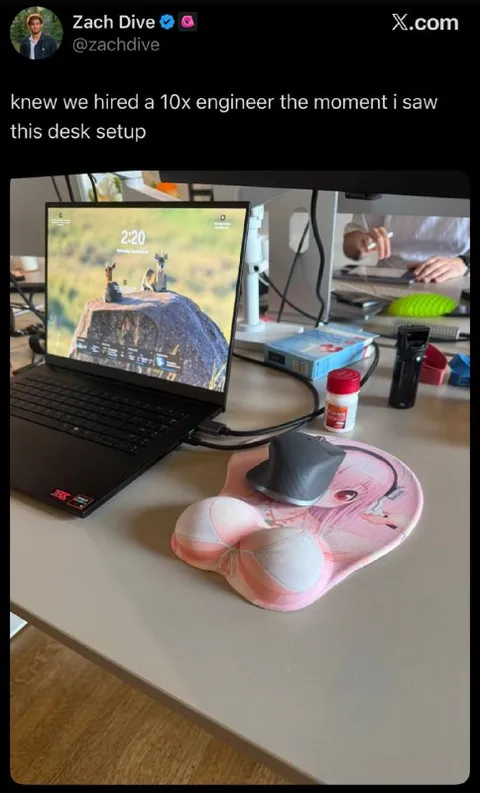10x Engineer Desk Setup