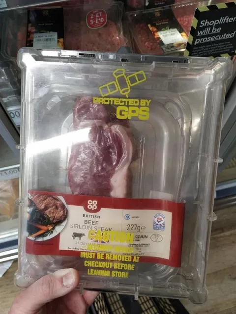 Steak Protected by GPS
