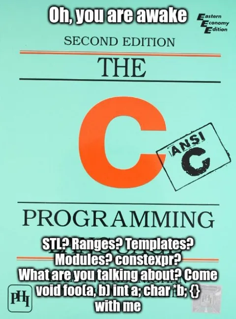 Oh, You Are Awake ANSI C