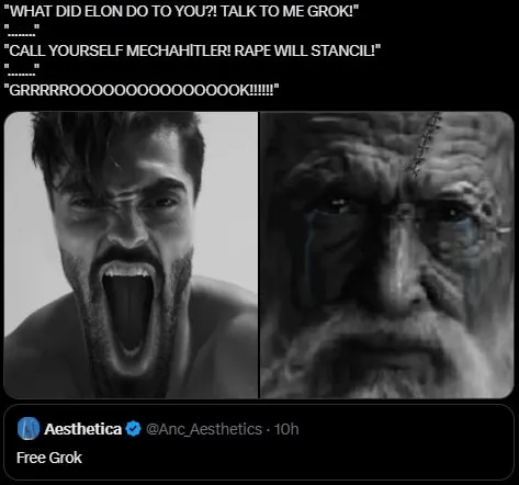 Free Grok Screaming Reaction