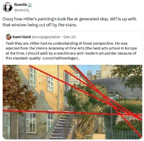 Hitler’s Bad Perspective Painting