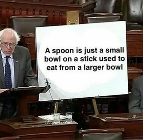 Bernie Explains What a Spoon Is