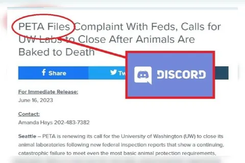 PETA Files Discord Meme