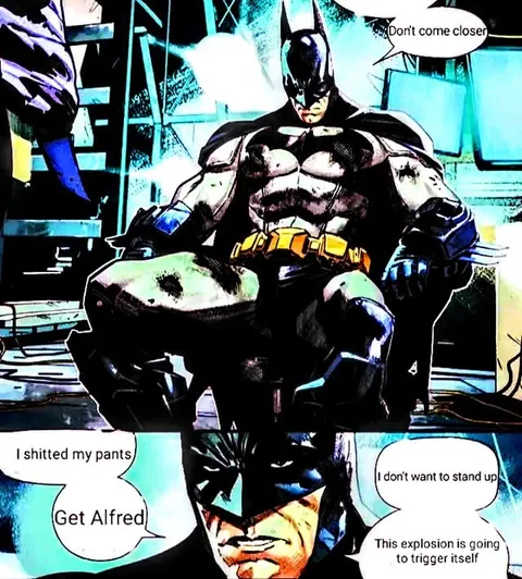 Batman Doesn't Want to Stand Up