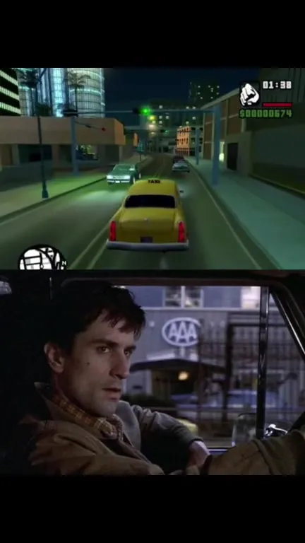 Ночной таксист в GTA