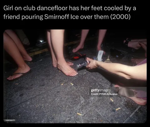 Smirnoff Ice Cools Her Feet