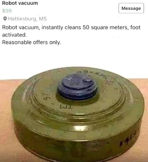 Foot Activated Robot Vacuum