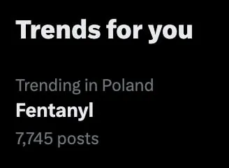 Fentanyl Trending in Poland