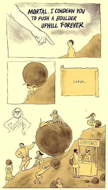 Sisyphus Gets Creative