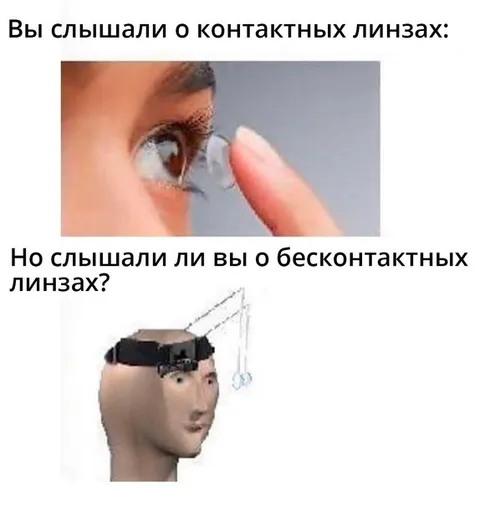 Бесконтактные линзы