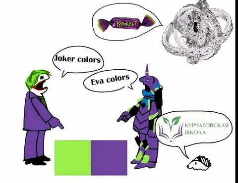 Joker Colors vs Eva Colors