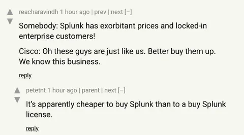 Splunk Acquisition License Joke