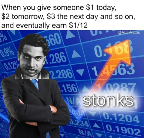 Incremental Money Makes Stonks