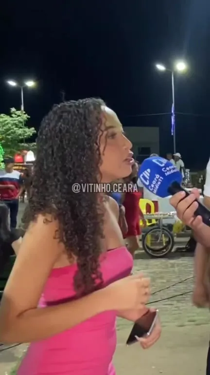 Entrevista na festa