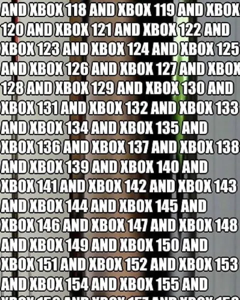 Endless Xbox Number List