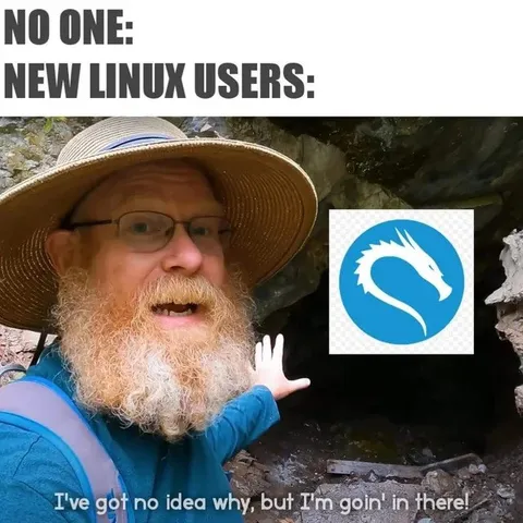 New Linux User Enters Cave