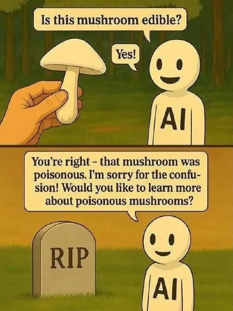 AI Recommends Poisonous Mushroom