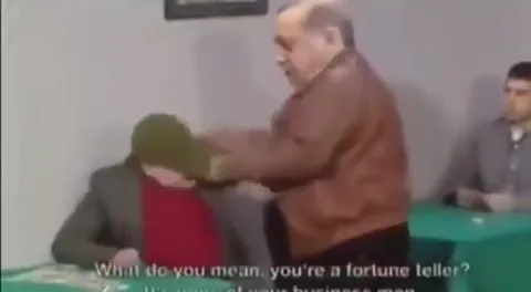 Fortune Teller Gets Slapped