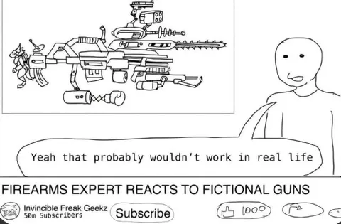 Fictional Guns Wouldn't Work
