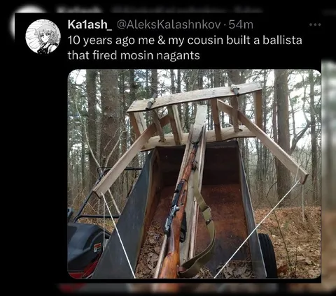 Ballista Firing Mosin Nagants