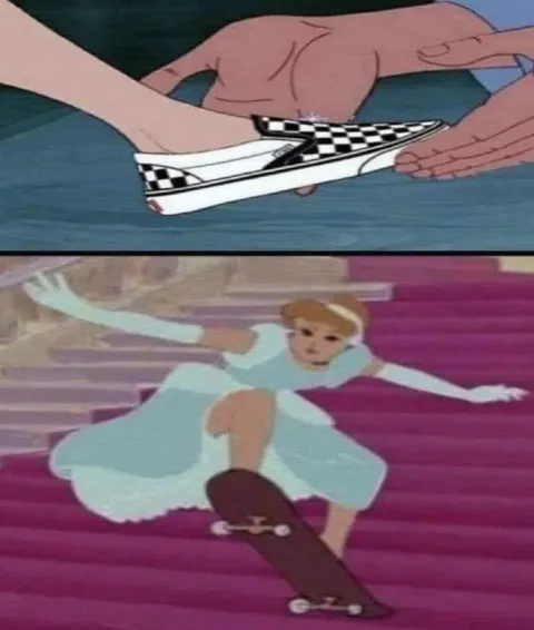 Золушка на скейтборде