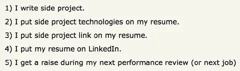 The Side Project Career Plan