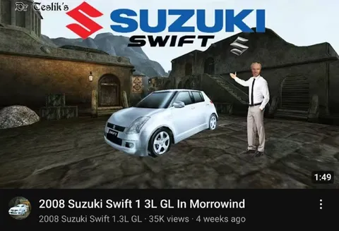 Suzuki Swift in Morrowind
