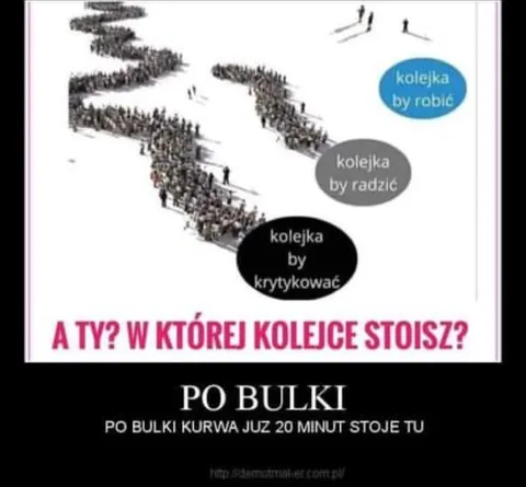 W której kolejce stoisz?