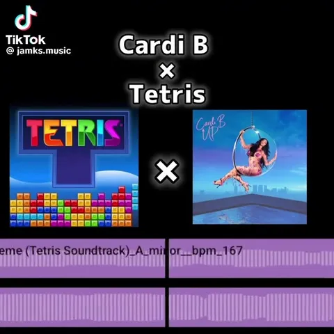 Cardi B x Tetris Mashup