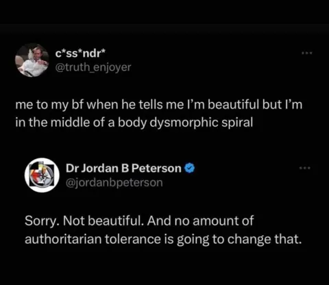 Jordan Peterson Rejects Compliment