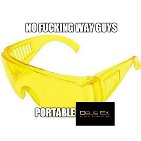 Portable Deus Ex Glasses