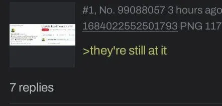 They’re Still At It