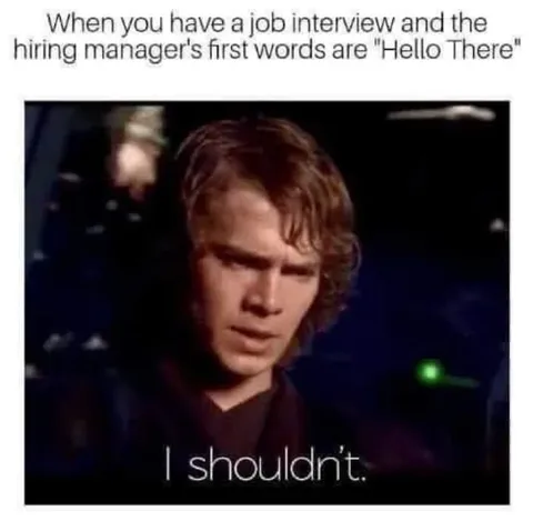 Anakin at the job interview