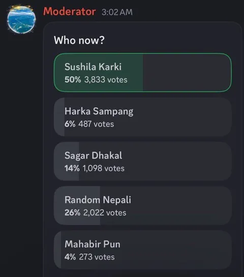 Discord Chooses a Random Nepali