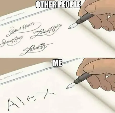 Other People vs Me Signing