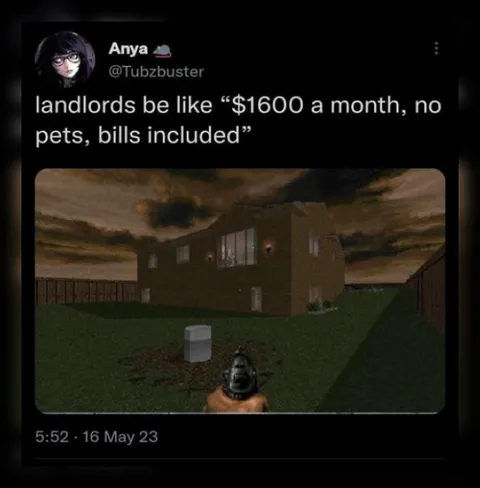 Landlords Be Like $1600 a Month
