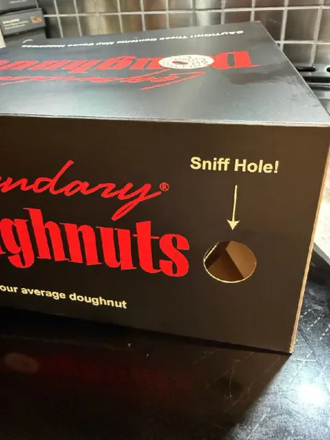 Doughnut Box Sniff Hole