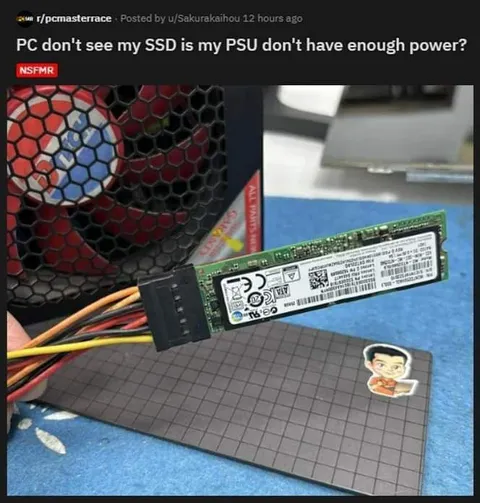 PSU Powers the SSD