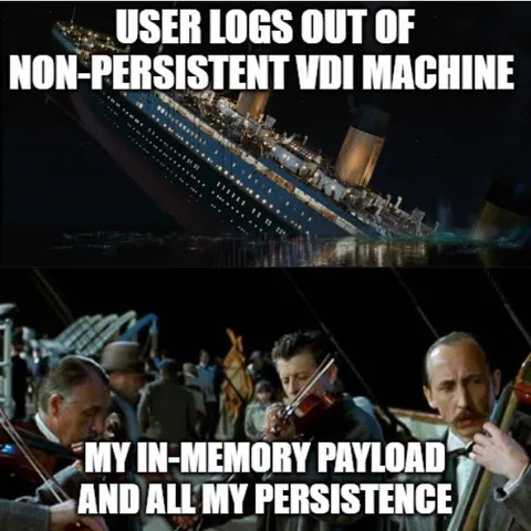 Non-Persistent VDI Titanic