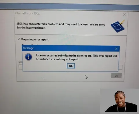 Error Reporting Error