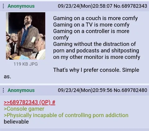 Console Gamer Avoids Distractions