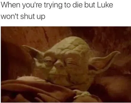 Yoda Won't Shut Up