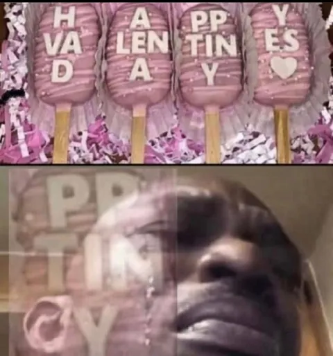 Happy Valentine's Day Crying