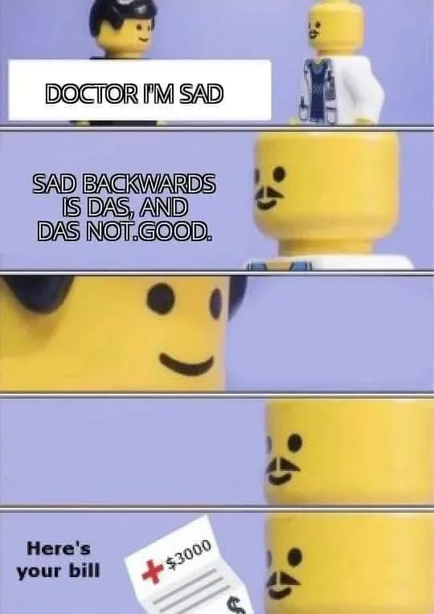 Doctor, I'm Sad Lego Bill