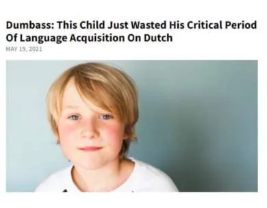 Child Wasted Language Acquisition