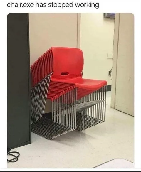 Chair.exe Has Stopped Working
