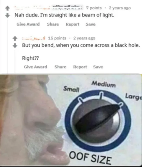 Beam of Light Meets a Black Hole